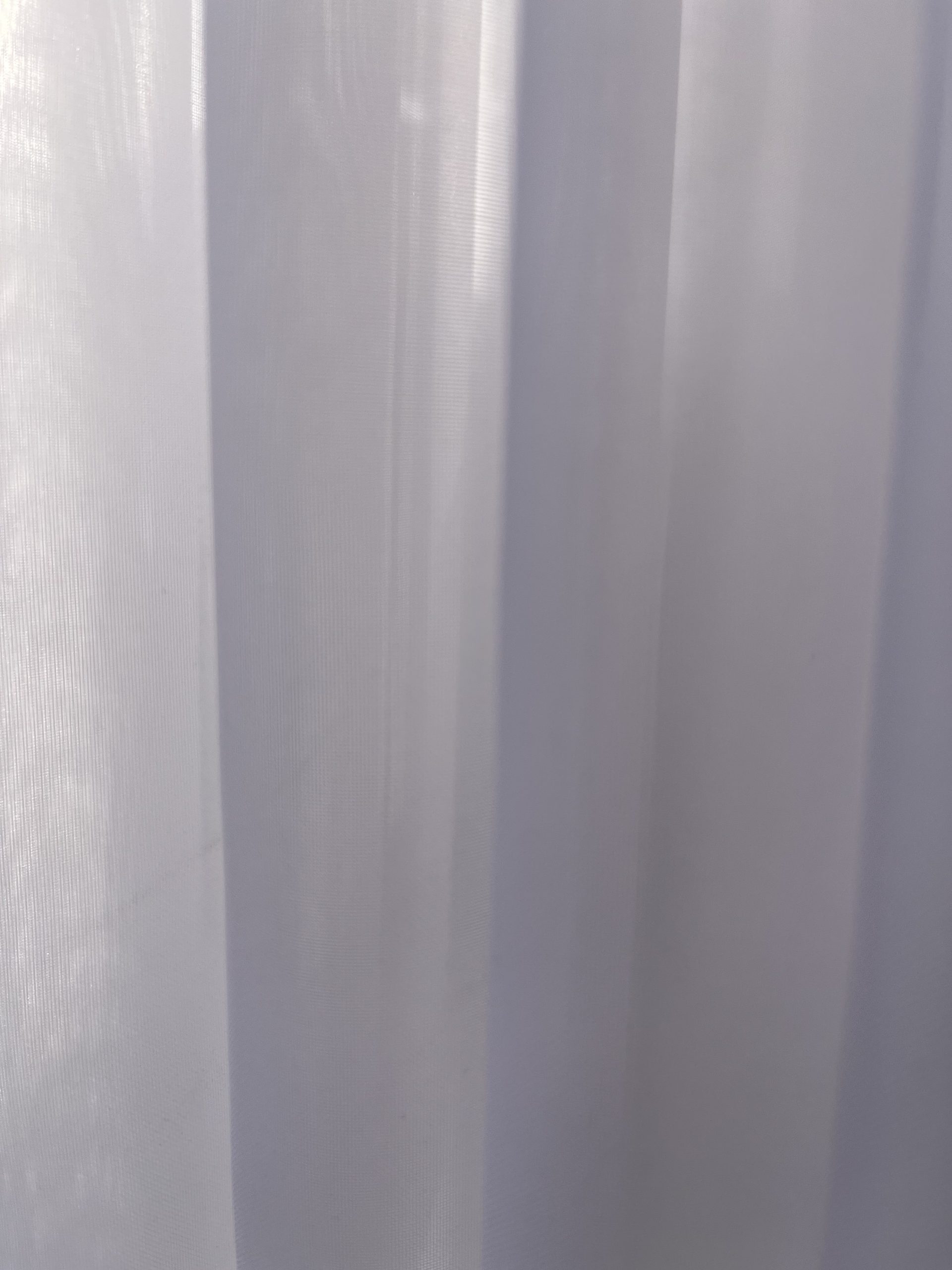 Effen Wit Vitrage - Franse Voile Waterzacht - 300 CM Kamerhoog - Loodveter - Afbeelding 7