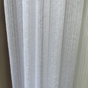 Vitrage Wit - Franklin - 300 CM Kamerhoog - Loodveter