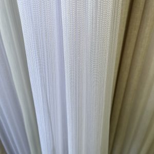 Vitrage OffWhite - Daisy - 300 CM Kamerhoog - Loodveter